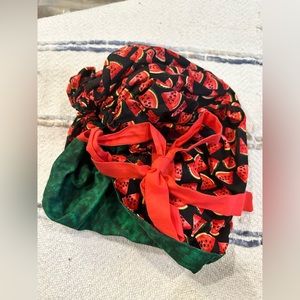 Watermelon scrub cap